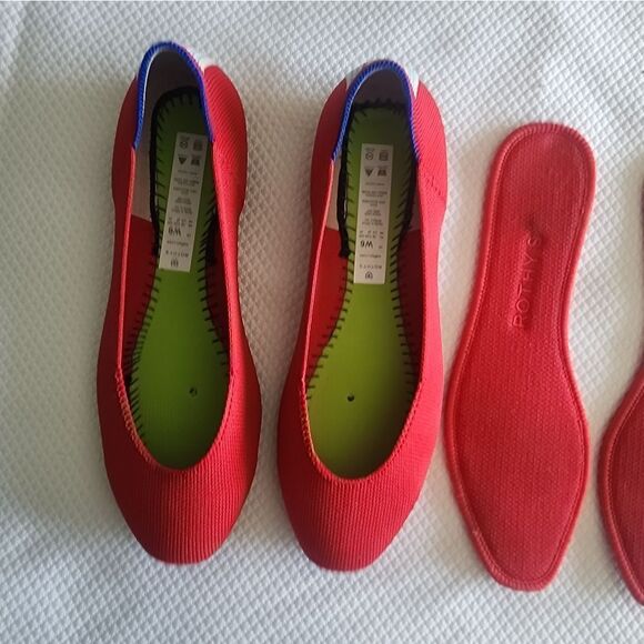 Rothy's Women's Red Flats - Picture 10 of 11